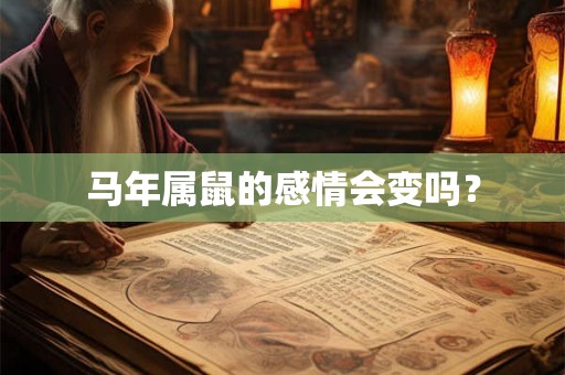 马年属鼠的感情会变吗？