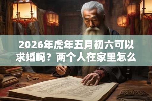 2026年虎年五月初六可以求婚吗？两个人在家里怎么求婚？