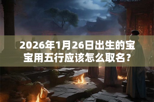 2026年1月26日出生的宝宝用五行应该怎么取名？
