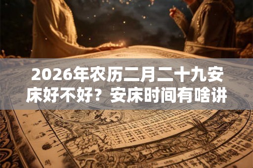 2026年农历二月二十九安床好不好？安床时间有啥讲究？