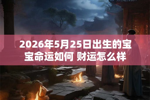2026年5月25日出生的宝宝命运如何 财运怎么样