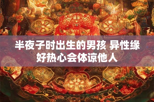 半夜子时出生的男孩 异性缘好热心会体谅他人 半夜子时出生的男孩 异性缘好热心会体谅他人
