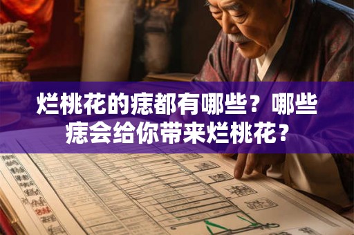 烂桃花的痣都有哪些?哪些痣会给你带来烂桃花? 烂桃花的痣都有哪些?哪些痣会给你带来烂桃花?