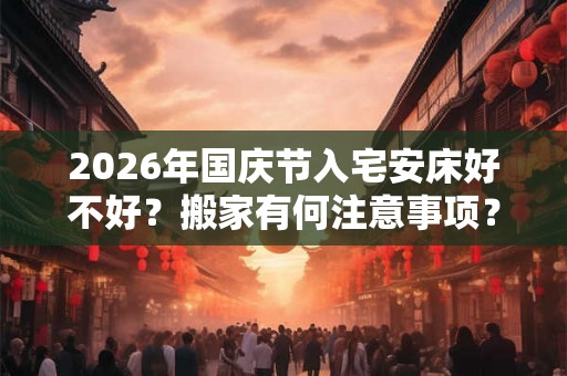 2026年国庆节入宅安床好不好？搬家有何注意事项？
