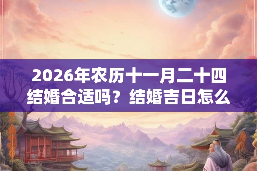 2026年农历十一月二十四结婚合适吗？结婚吉日怎么看？
