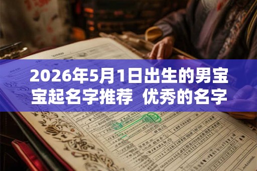 2026年5月1日出生的男宝宝起名字推荐  优秀的名字