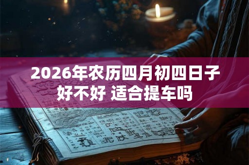 2026年农历四月初四日子好不好 适合提车吗