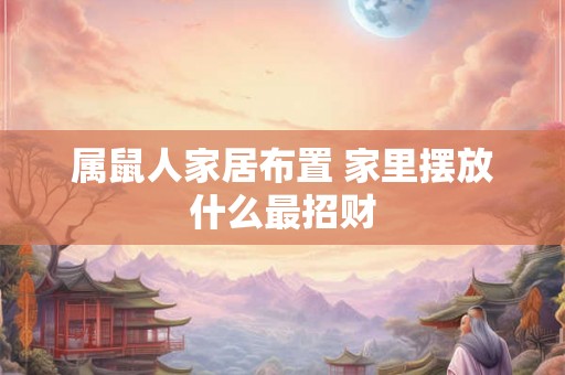 属鼠人家居布置 家里摆放什么最招财