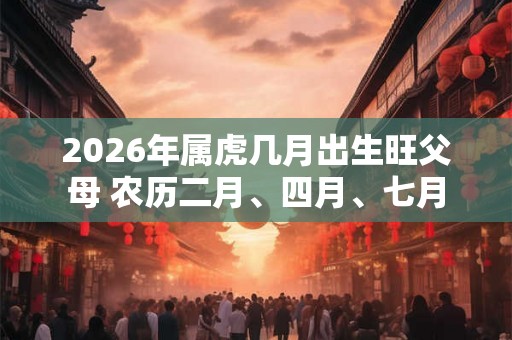 2026年属虎几月出生旺父母 农历二月、四月、七月 2026年属虎几月出生旺父母 农历二月、四月、七月