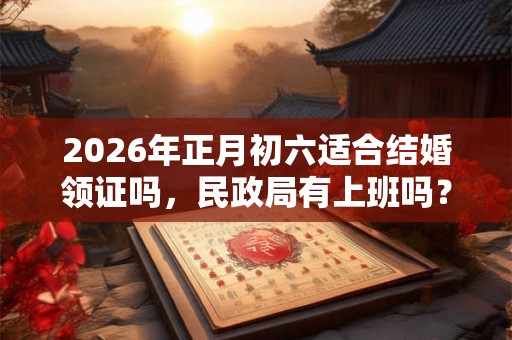 2026年正月初六适合结婚领证吗，民政局有上班吗？