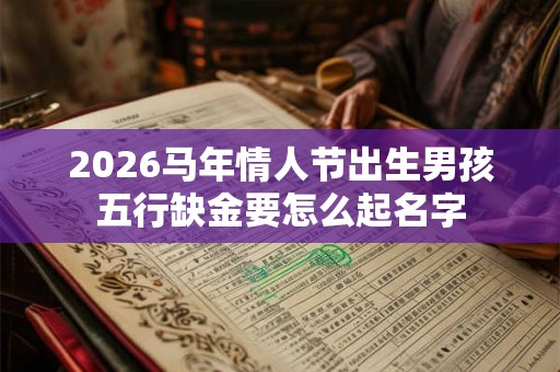 2026马年情人节出生男孩五行缺金要怎么起名字