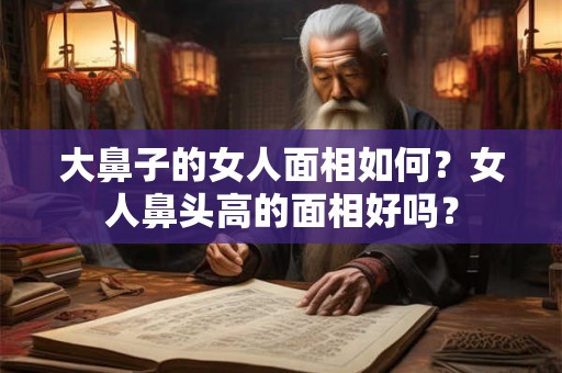 大鼻子的女人面相如何？女人鼻头高的面相好吗？