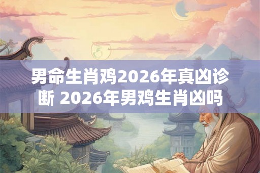 男命生肖鸡2026年真凶诊断 2026年男鸡生肖凶吗