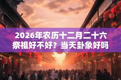 2026年农历十二月二十六祭祖好不好？当天卦象好吗？