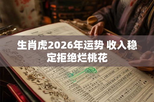 生肖虎2026年运势 收入稳定拒绝烂桃花 生肖虎2026年运势 收入稳定拒绝烂桃花