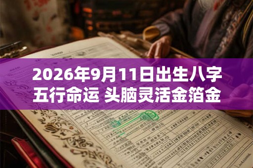2026年9月11日出生八字五行命运 头脑灵活金箔金命 2026年9月11日出生八字五行命运 头脑灵活金箔金命