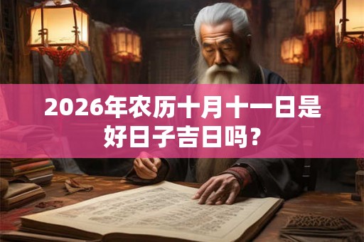 2026年农历十月十一日是好日子吉日吗? 2026年农历十月十一日是好日子吉日吗?