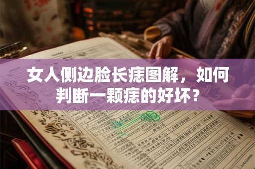 女人侧边脸长痣图解，如何判断一颗痣的好坏？