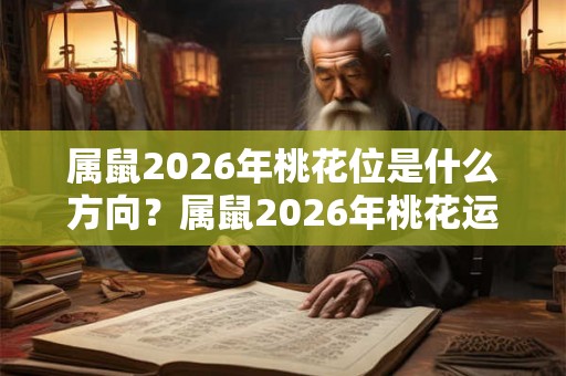 属鼠2026年桃花位是什么方向？属鼠2026年桃花运势好不好？
