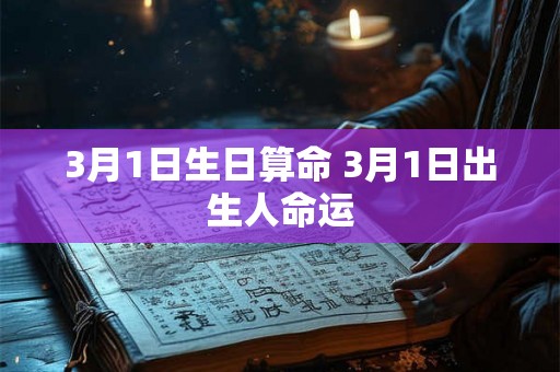 3月1日生日算命 3月1日出生人命运 3月1日生日算命 3月1日出生人命运