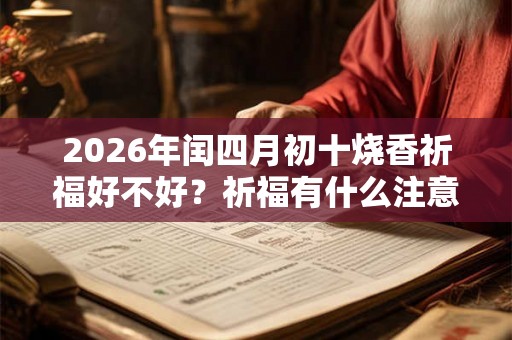 2026年闰四月初十烧香祈福好不好？祈福有什么注意事项？