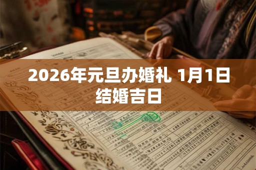 2026年元旦办婚礼 1月1日结婚吉日