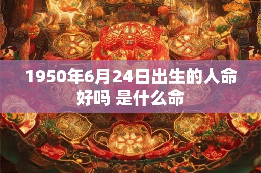 1950年6月24日出生的人命好吗 是什么命
