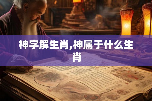 神字解生肖,神属于什么生肖