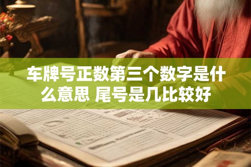 车牌号正数第三个数字是什么意思 尾号是几比较好