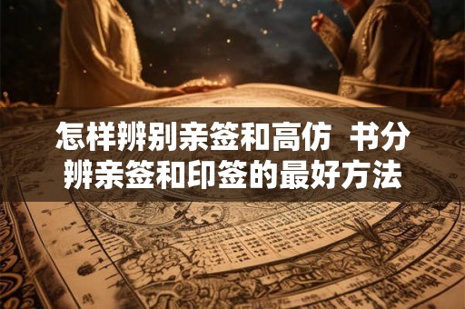 怎样辨别亲签和高仿 书分辨亲签和印签的最好方法 怎样辨别亲签和高仿 书分辨亲签和印签的最好方法