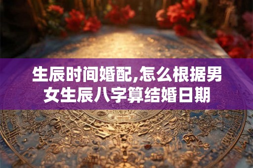 生辰时间婚配,怎么根据男女生辰八字算结婚日期