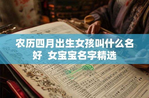 农历四月出生女孩叫什么名好  女宝宝名字精选