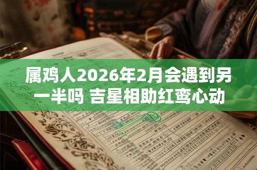 属鸡人2026年2月会遇到另一半吗 吉星相助红鸾心动