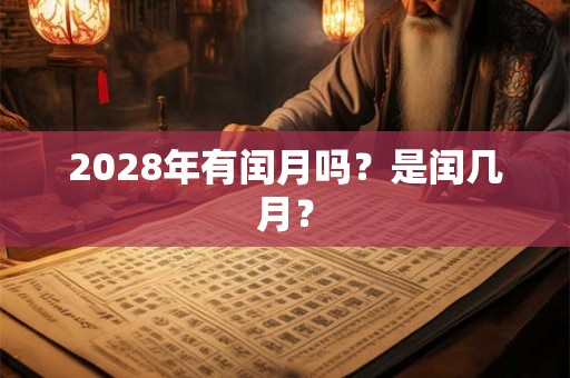2028年有闰月吗？是闰几月？
