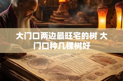 大门口两边最旺宅的树 大门口种几棵树好