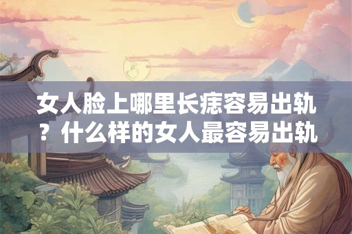 女人脸上哪里长痣容易出轨？什么样的女人最容易出轨了？