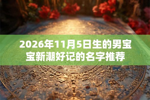 2026年11月5日生的男宝宝新潮好记的名字推荐
