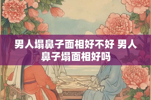 男人塌鼻子面相好不好 男人鼻子塌面相好吗