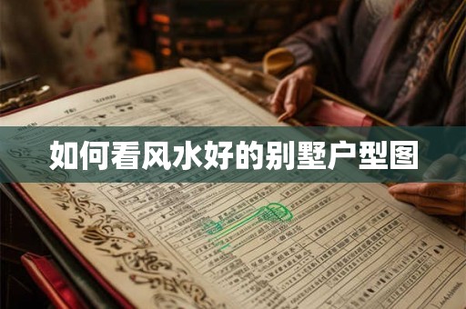 如何看风水好的别墅户型图