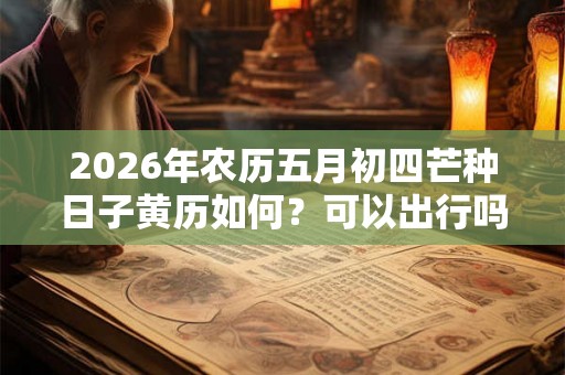 2026年农历五月初四芒种日子黄历如何?可以出行吗? 2026年农历五月初四芒种日子黄历如何?可以出行吗?