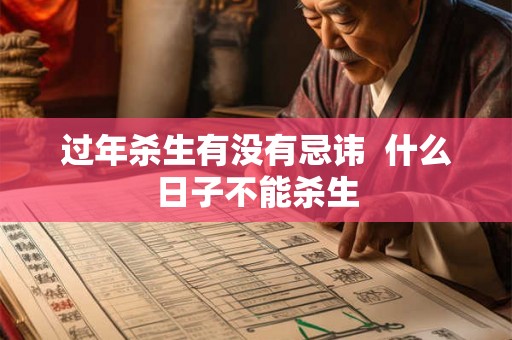 过年杀生有没有忌讳  什么日子不能杀生