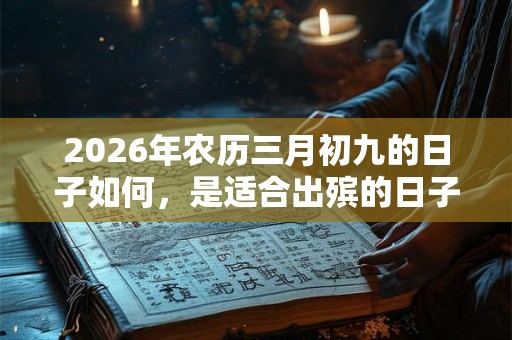 2026年农历三月初九的日子如何，是适合出殡的日子吗？