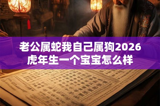 老公属蛇我自己属狗2026虎年生一个宝宝怎么样