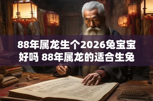 88年属龙生个2026兔宝宝好吗 88年属龙的适合生兔宝宝吗 88年属龙生个2026兔宝宝好吗 88年属龙的适合生兔宝宝吗