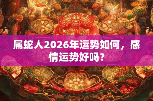 属蛇人2026年运势如何，感情运势好吗？