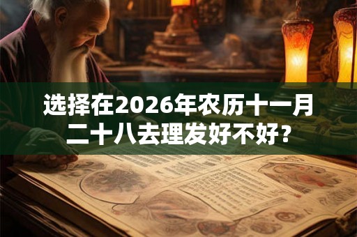选择在2026年农历十一月二十八去理发好不好？