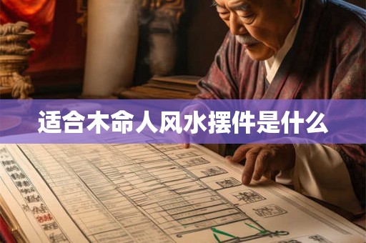适合木命人风水摆件是什么