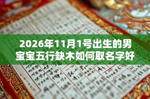 2026年11月1号出生的男宝宝五行缺木如何取名字好