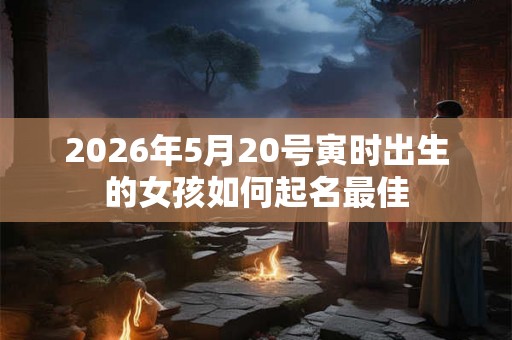 2026年5月20号寅时出生的女孩如何起名最佳