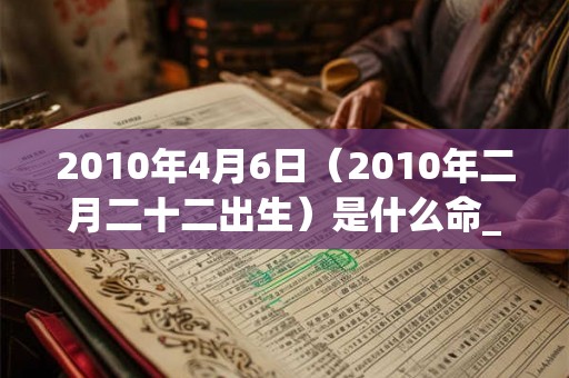 2010年4月6日（2010年二月二十二出生）是什么命_命运如何